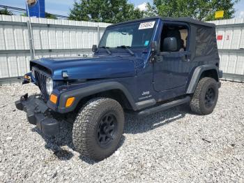  Salvage Jeep Wrangler