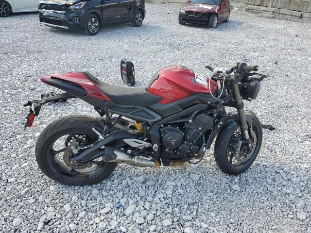  Salvage Triumph Motorcycle Street
