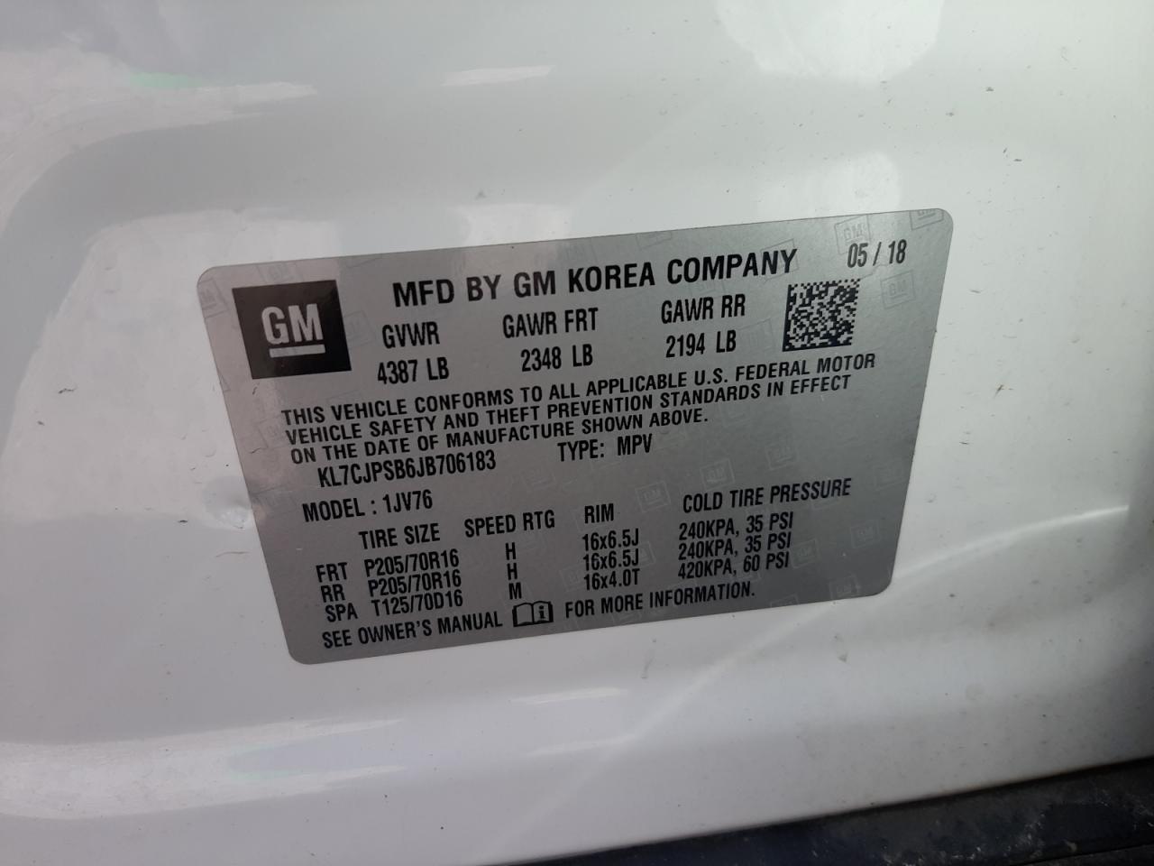 Chevrolet Trax 1lt Image 7