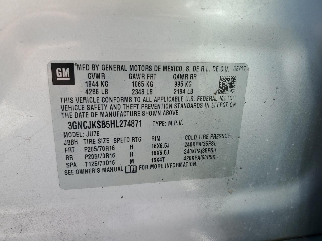 Chevrolet Trax Ls Image 12