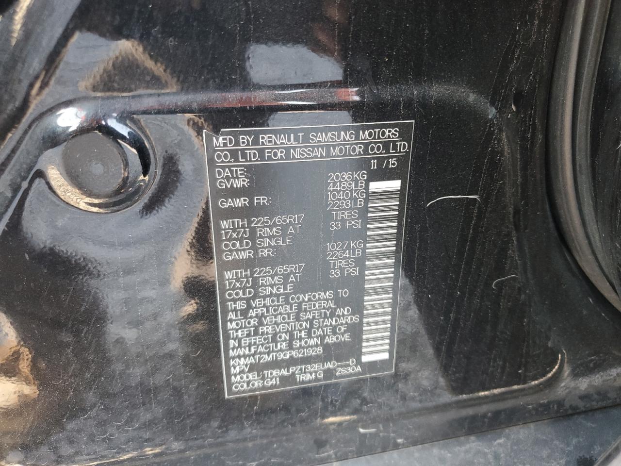 Nissan Rogue S Image 9