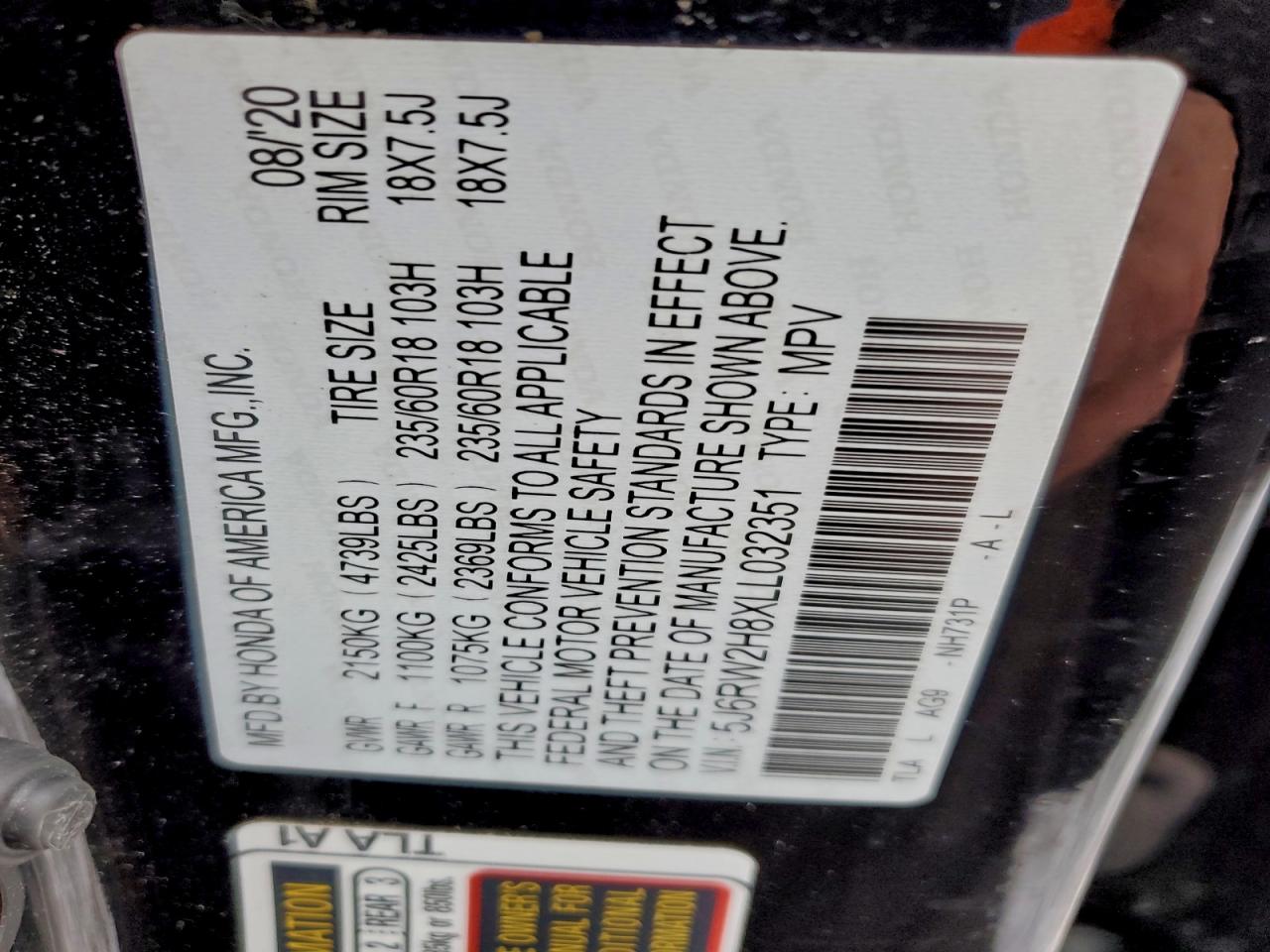 Honda Crv Exl Image 14