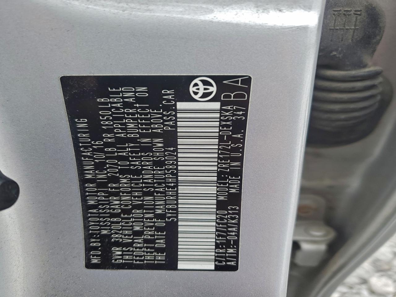 Toyota Corolla L Image 8