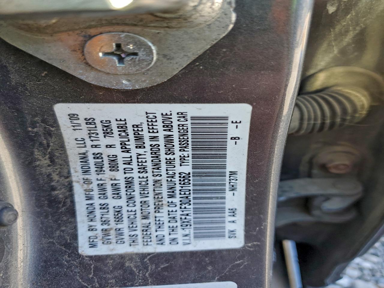 Honda Civic Vp Image 12