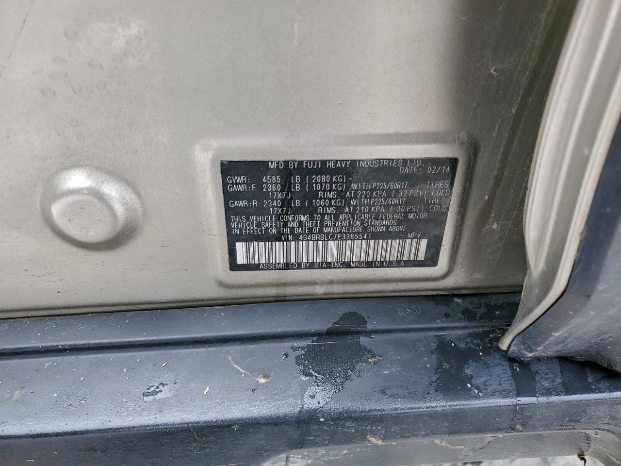 Subaru Outback 2.5i Limited Image 10