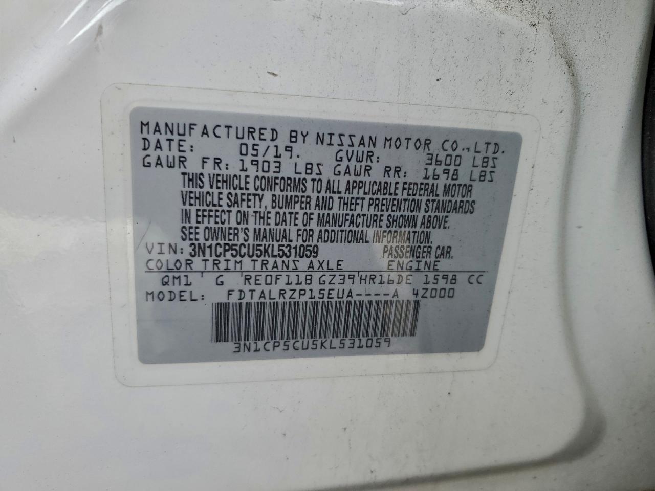 Nissan Kicks S Image 5