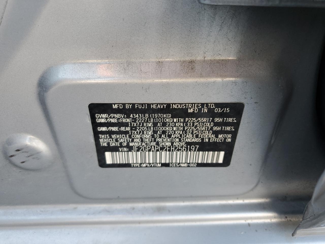 Subaru Xv 2.0 Limited Image 6