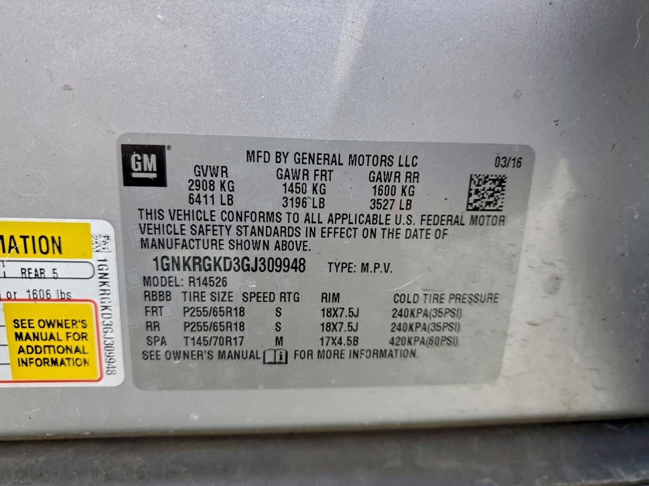 Chevrolet Traverse Lt Image 11