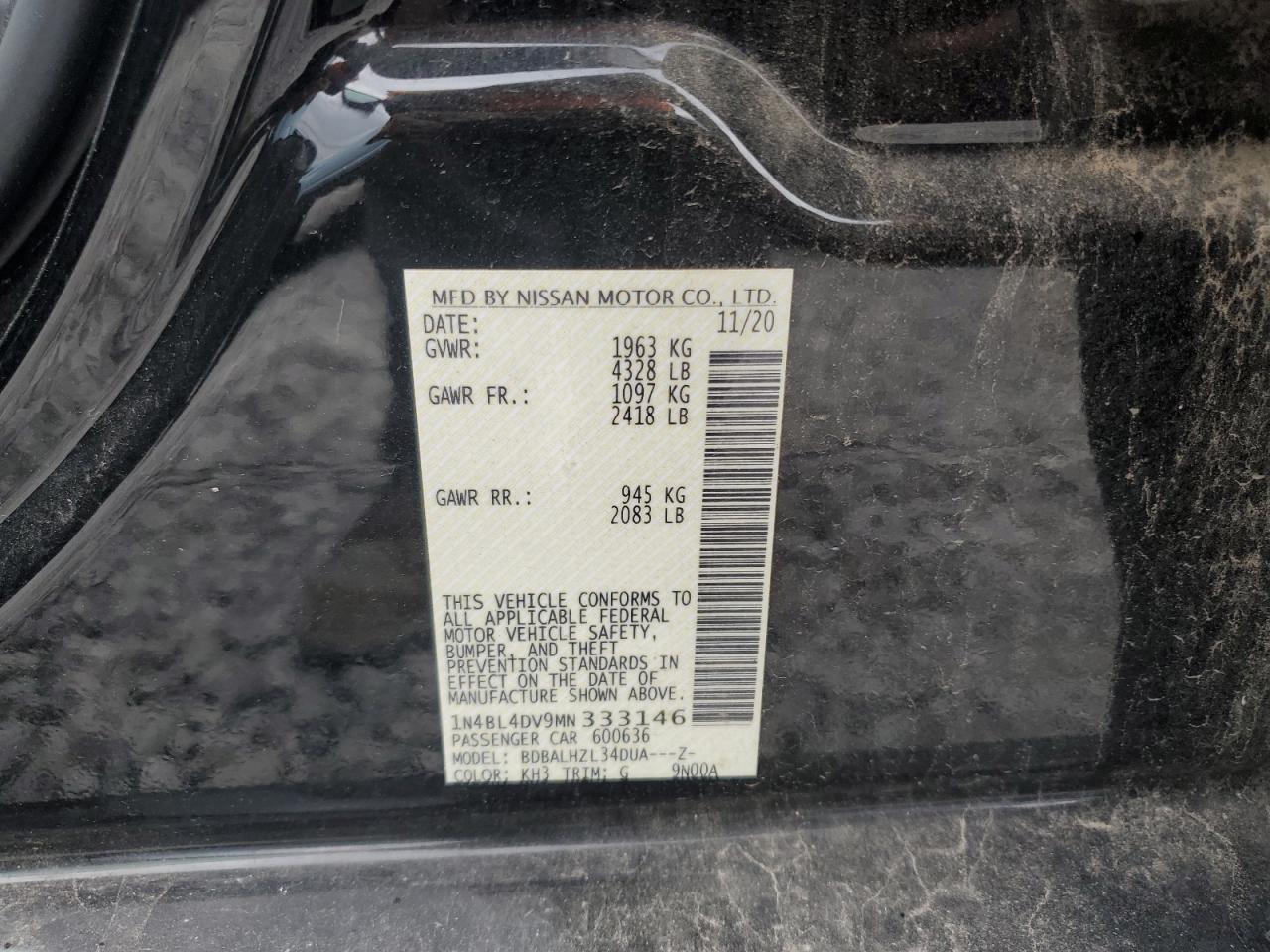 Nissan Altima Sv Image 12