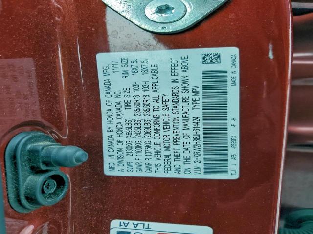 Honda Crv Exl Image 9