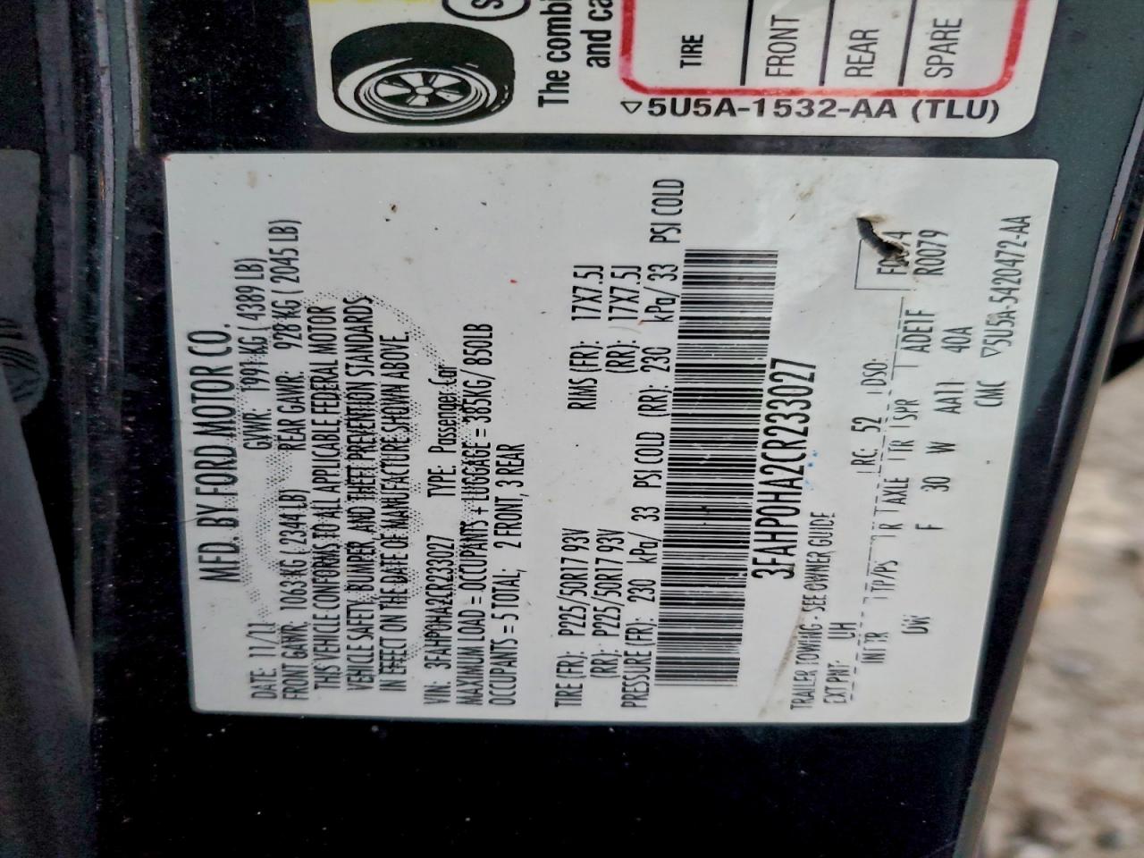 Ford Fusion Se Image 2