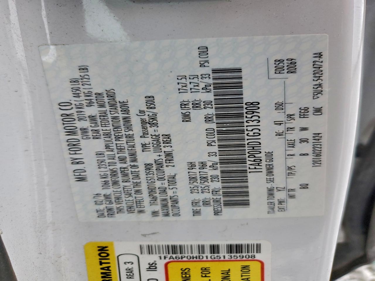 Ford Fusion Se Image 12